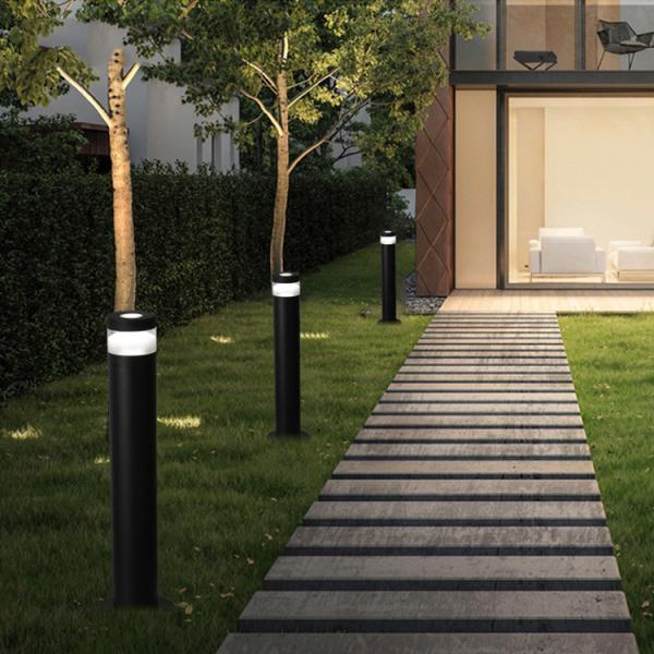 luzes exteriores do gramado 6W com o círculo clássico que abriga 3 anos de garantia AC100-240V