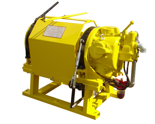 Jqhs50 12 Air Winch 5 API 7K Oil Drilling Equipment Piston Type Air Motor Pneumatic Winch Gear Box
