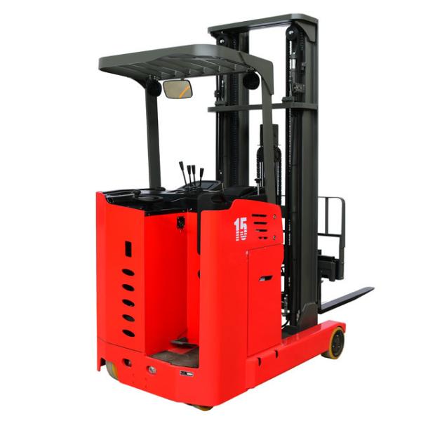 Retractable Electric Reach Truck For Narrow Aisles Stacking 8m Lift Height
