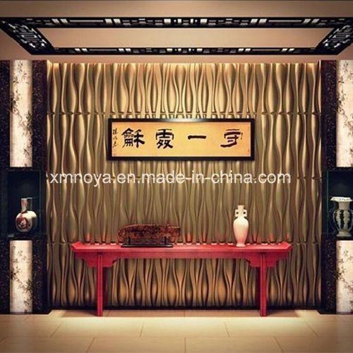 Fireproofing Soundproofing Decoration 3D Panels for Public Areas 500mmx500mm KTV Usage