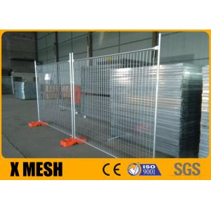 Горячая окунутая гальванизированная сетка металла ограждая размер безопасностью 2.4x2.1m места как стандарт 4687