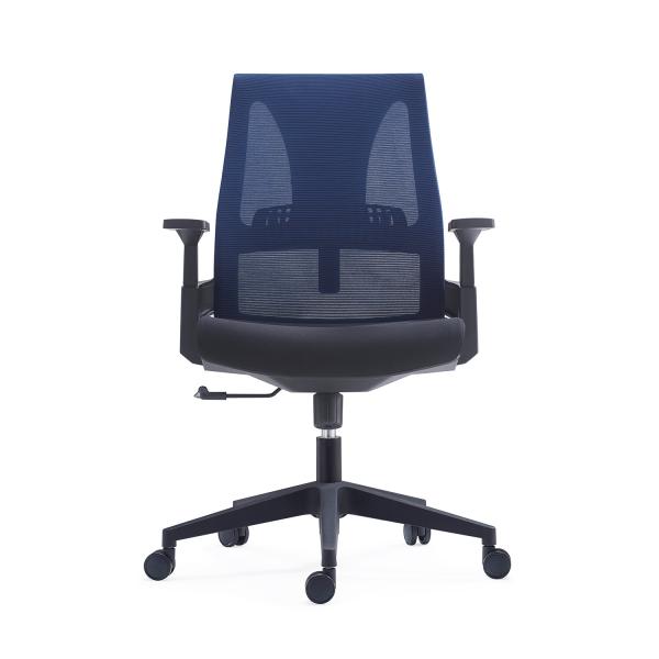 Modern MID Back Ergonomic Mesh Back Fabric Seat Swivel Office Game Chair