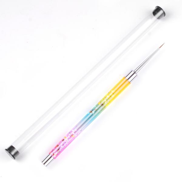 Non Corroding Crystal Liquid Nail Art Pen Kolinsky Acrylic Nail Brush