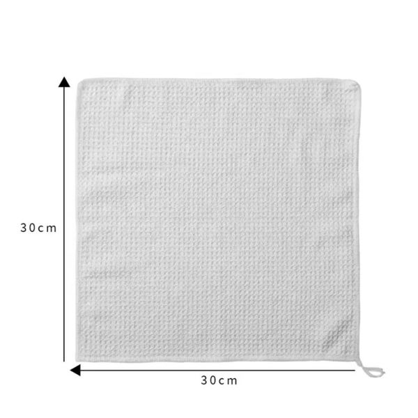 Sublimation Waffle Tea Towel Blank Custom Printing Logo Polyester Microfiber Sublimation Sports Towels