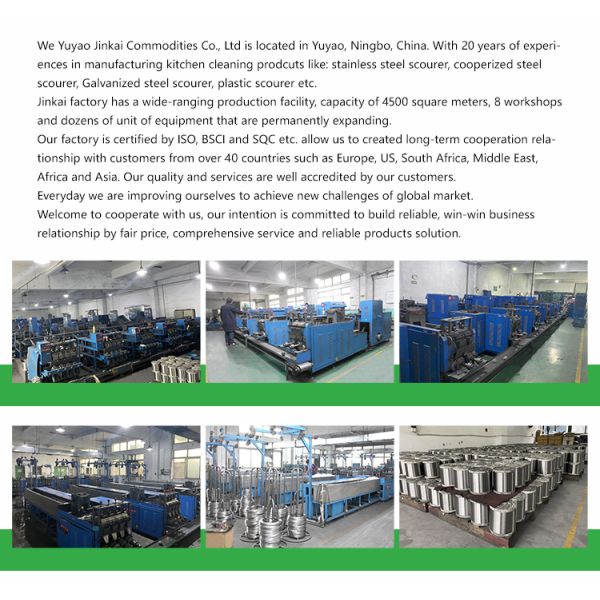 The Latest 410 Cleaning Kitchen Product Hangable Stainless Steel Wool Scourer Scrubber Sponge for Dishes