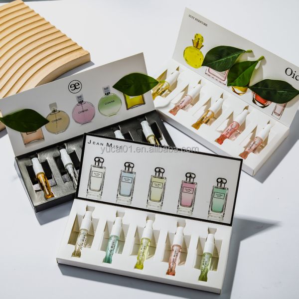 Floral Scent Women's Perfume Sample Set 3ml*5 Eau de Toilette in All-Purpose Gift Box