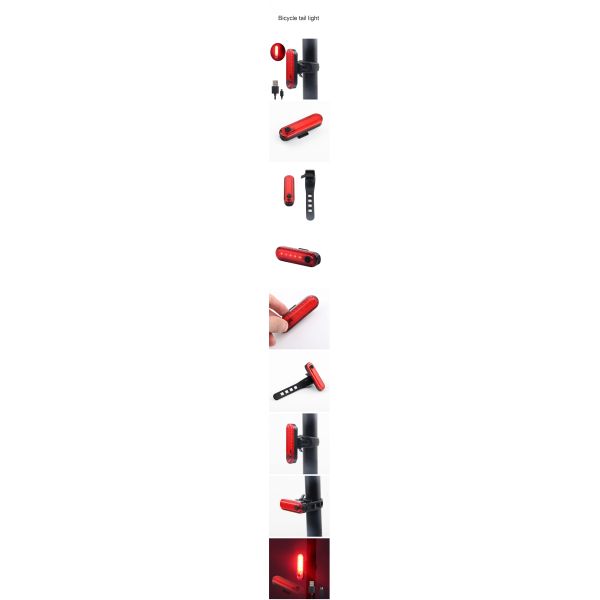 Customized Logo Rear Lamp Light Luces De Bicicletas Waterproof Bicycle Tail Light