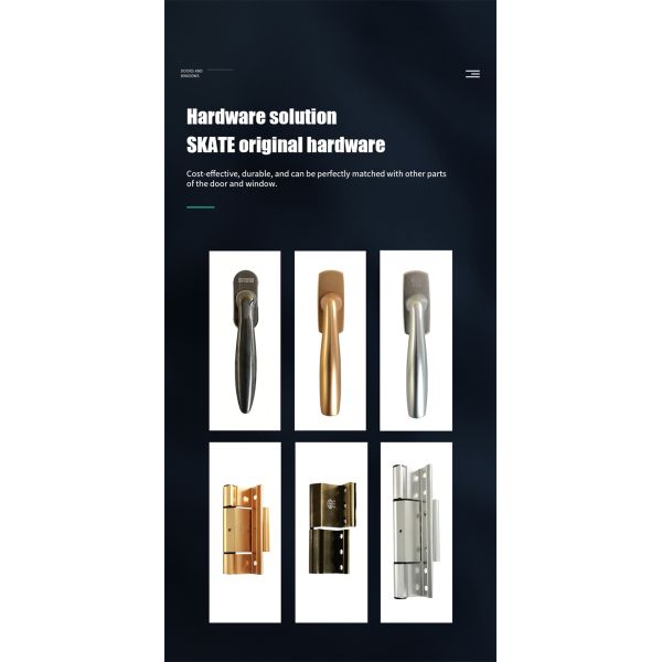 Настроить свой конечный дом с SKATE оригинальное оборудование Алюминиевое ванной оконные навесы