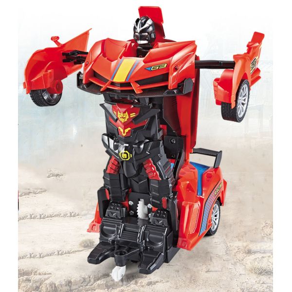 Boy Toy Car One Click Deformation Robot 4 Channels Control Carton Size 83.5*42*102CM