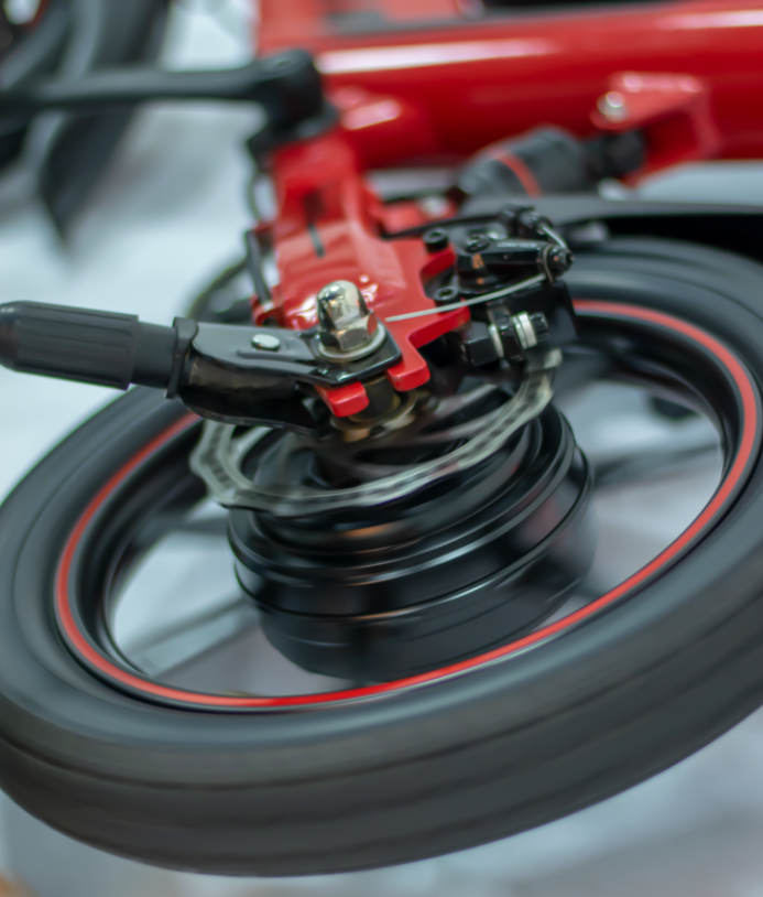 Tourism Electric City Folding Bike 12 Inch Aluminum Alloy Frame IP54 Waterproof