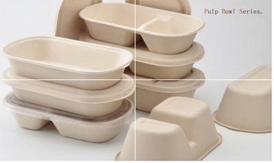Caixa de embalagem da celulose da salada do alimento de Straw Disposable Fast Degradable Light do trigo