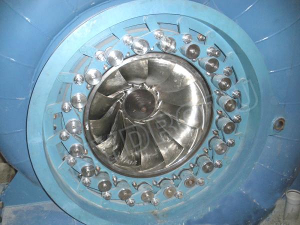 Stainless Steel 0Cr13Ni4Mo Francis Turbine Runner Water Head 20m-300m Hydropower Component