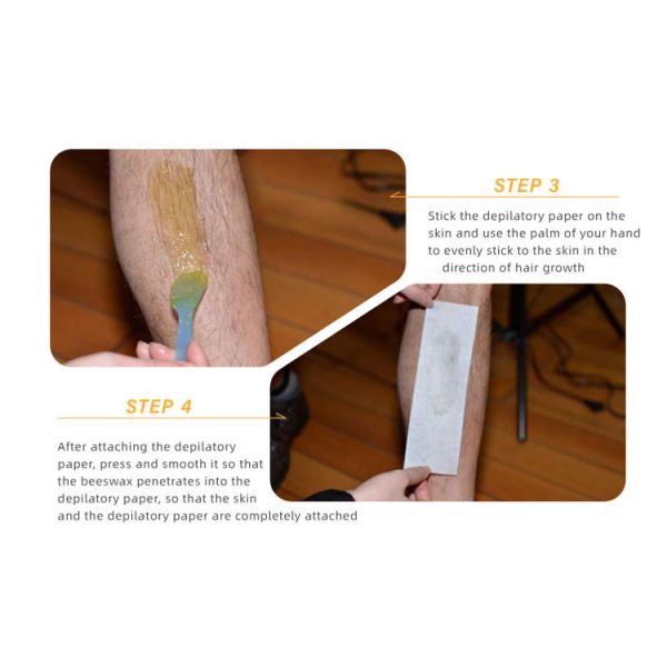 100 Sheets/bag 7*20 cm Waxing Paper Strips for Body Hair Removal Using