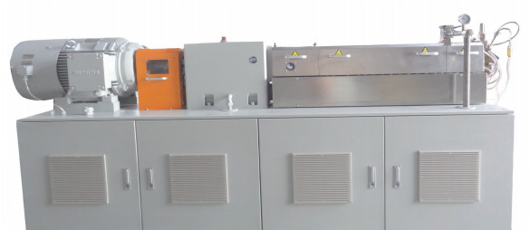 50kg/extrusor de tornillo del gemelo del laboratorio de H, máquina azul del extrusor del Co del gránulo