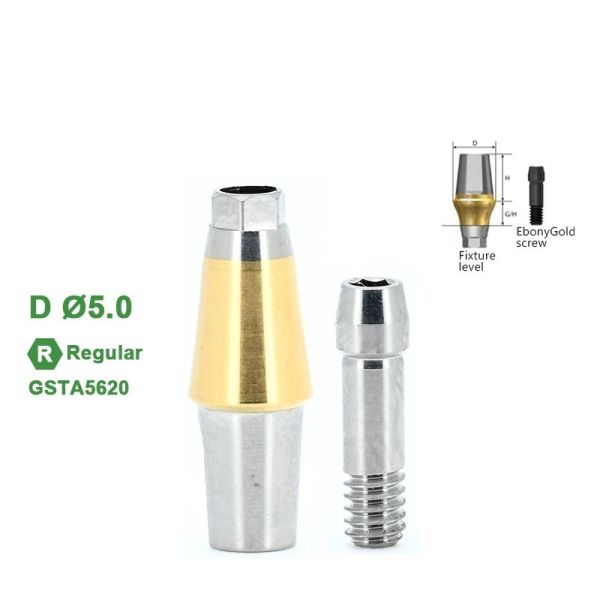 Osstem® Transfer Abutment Hiossen Straight Abutment Titanium Abutment