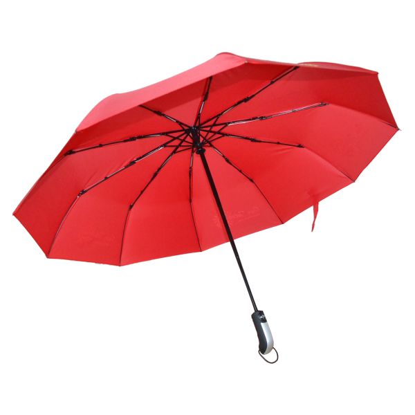 Outdoor 105cm Custom Made Strong Foldable Umbrella 10 Ribs Promotional