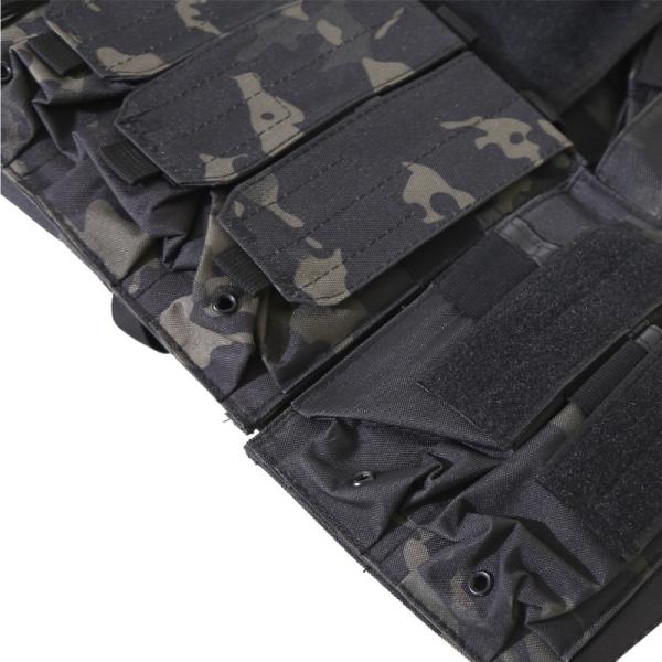 Veste multifuncional ajustável de tecido de poliéster para treino e proteção corporal