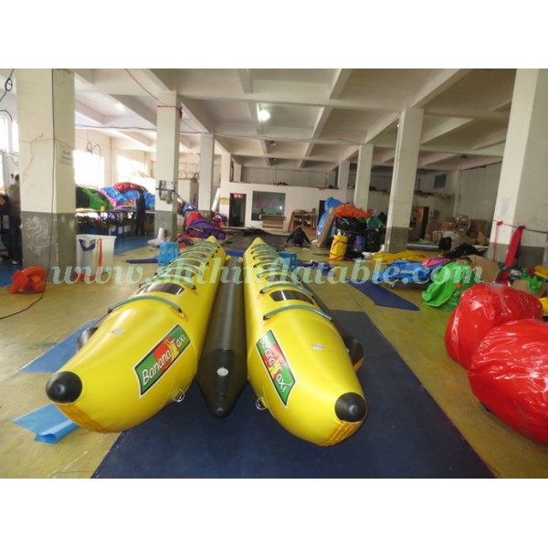 Inflatable Water Banana Boat Factory Price Durable Custom Inflatable Flying Fish Inflatable Water Games