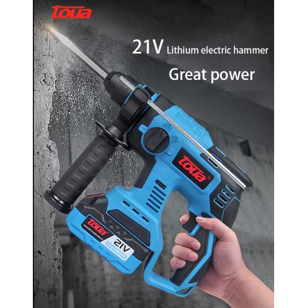 7.2V Voltage Lithium Electric Hammer Brushless Percussion Wireless Drill for Drilling