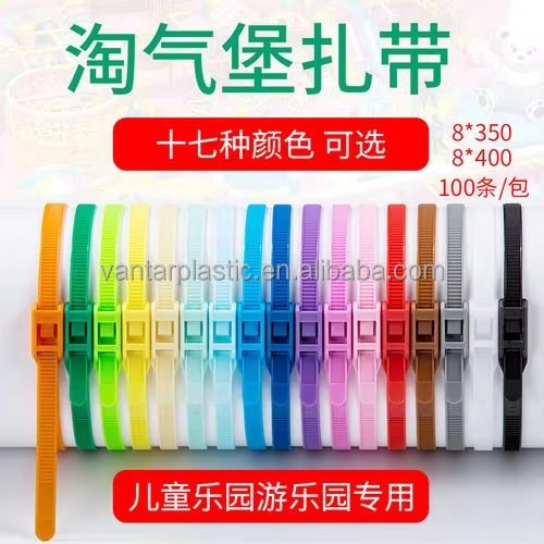 Durable Colour Cable Ties Secure Temperature Tolerant Tear Resistance