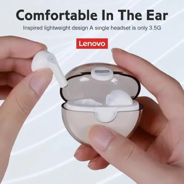 Waterproof Ipx7 Wireless Earbuds HD Sound Hands Free Calling Lenovo LP80