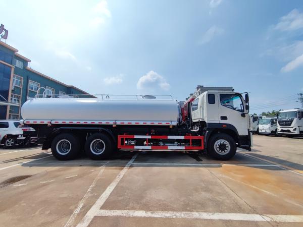 new condition diesel engine fuel bowser truck Euro 5 FOTON 6*4 fuel tanker truck  gasoline refueling truck
