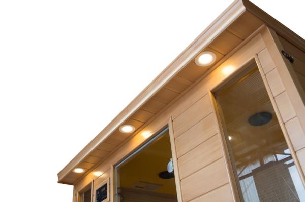 Computer Control Panel Hemlock Sauna Family Fumigation Whole Body Detox Sweating Infrared Lightwave Room