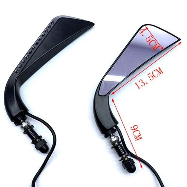 Purpose Motorcycle Sequential LED Turn Light Rear View Mirror for Harley Davidson