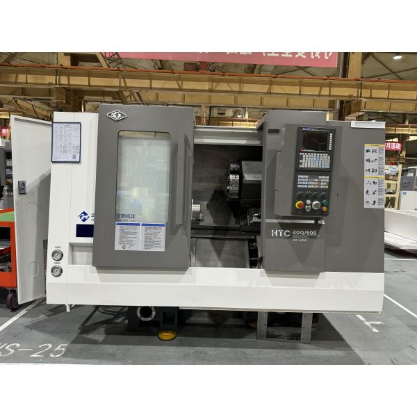 SMTCL Top-Selling High Precision Rigidity CNC Horizontal Lathe HTC40Q CNC Lathe with Bar Feeder