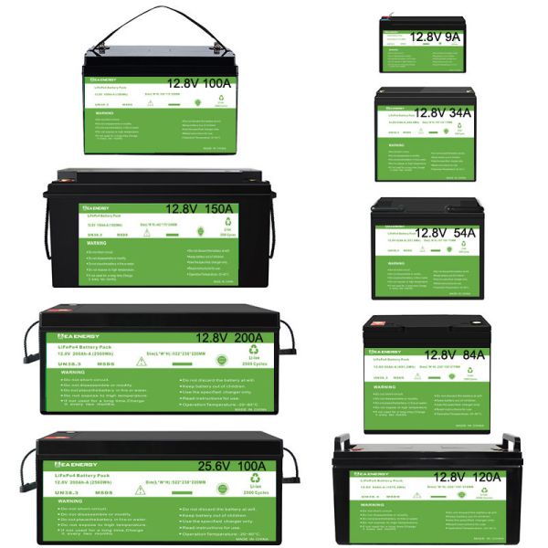 12.8V 7Ah 89.6Wh Deep Cycle Lithium Battery Software BMS Control