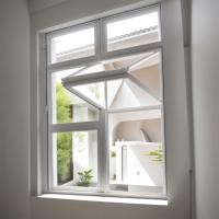 Casa Alumínio Janela dobrável Painéis de vidro Sliding Bifold Windows