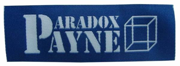 Fashion Design Woven Neck Labels Standard Size  PMS Color Custom Shape