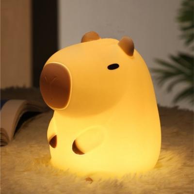 Lumière de nuit LED en silicone de platine non toxique pour bureau et école