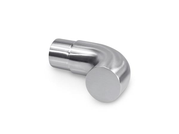 Stainless Steel Terrace Railings Wall Return Handrail End in Round