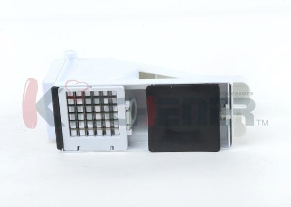 Two Blades Plastic French Fries Cutter Stainless Steel With Suction Base
