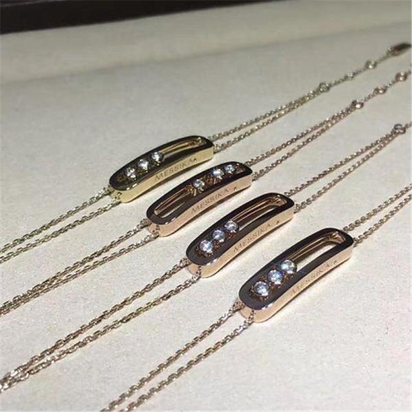 Luxury jewelry factory Mk diamond bracelet 18k white gold yellow gold rose gold diamond  bracelet