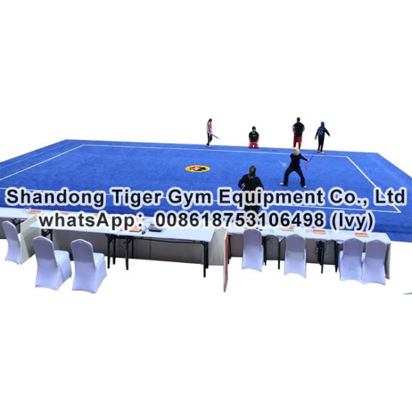 IWUF Approved Wushu Equipment Competition Wushu Carpet / Wushu Field