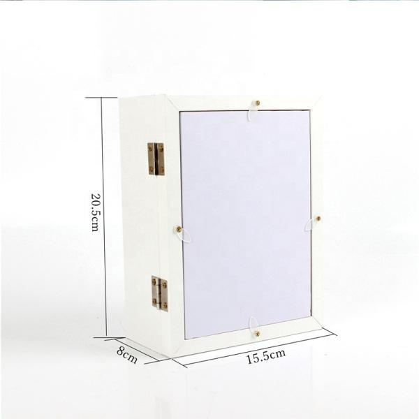O dia de mães preservou o quadro 15.5*8*20.5CM da foto de Rose Gift Box Solid Wood