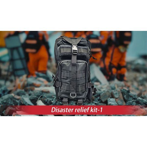 Outdoor Travel Disaster Preparedness Kit Medical Waterproof Tactical Backpack