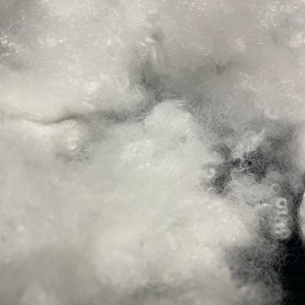2.8D*32MM PBT PET Composite Staple Fiber, Latent Crimp High Elastic Fiber for Knitting Apparel  Excellent Spinnability filling Fiber