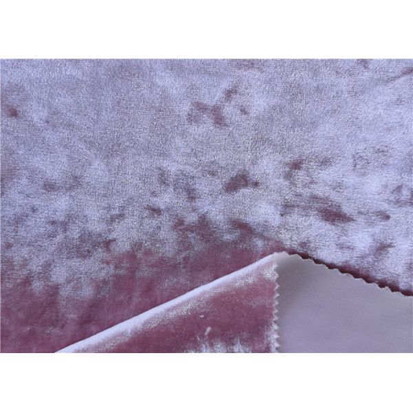250gsm Spandex Ks Korean Velvet Fabric Solid Colour 95% Polyester 5% 0.5MM For Dress