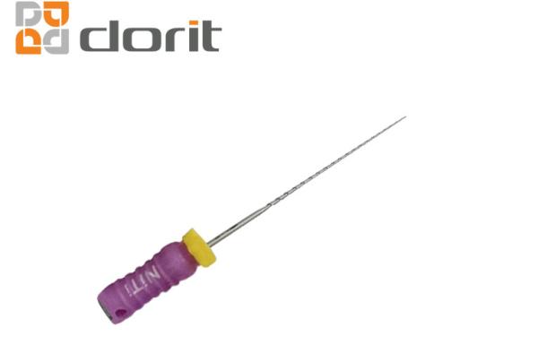 10 arquivos 25mm dentais de Niti K do titânio do níquel de Endo Files Endodontic Hand Files