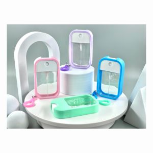 50 ml PETG plástico cartão de crédito recarregável frasco de atomizador de