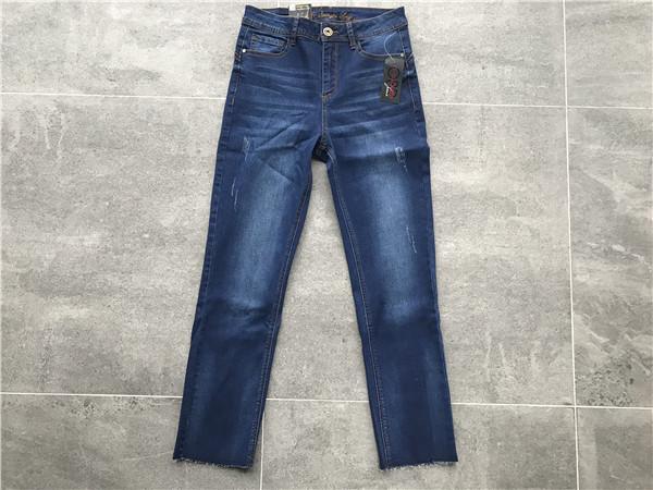 Women Skinny High Rise Denim Jeans , Customized Mid Wash Denim Jeans W82344