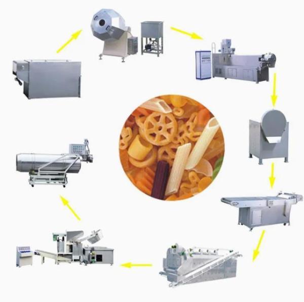 Frites ondulées, machine d'extrudeuse de casse-croûte de pommes chips, machines de granule du casse-croûte 3D