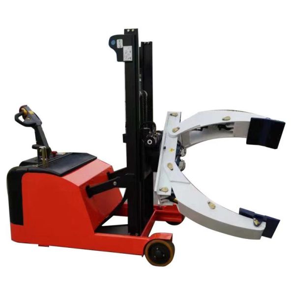 500kg 1000kg Electric Drum Rotator Semi-Electric Lifter Truck Semi-Electric Stacker With Rotation Degree Of 90 180 360