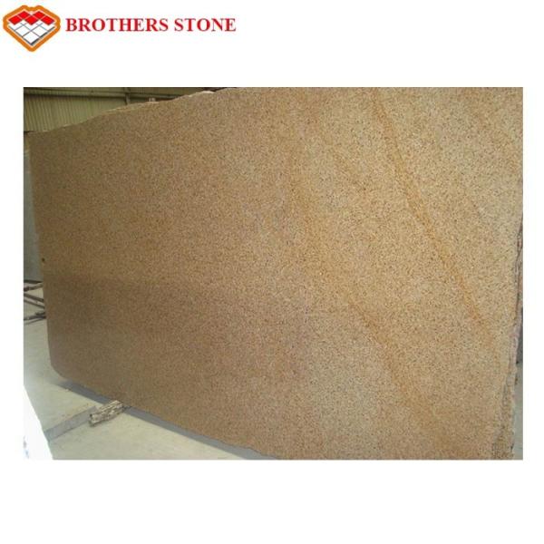 G682 Rusty Yellow Granite Stone Slabs , G682 Sunset Gold Granite Fashionable Appearance