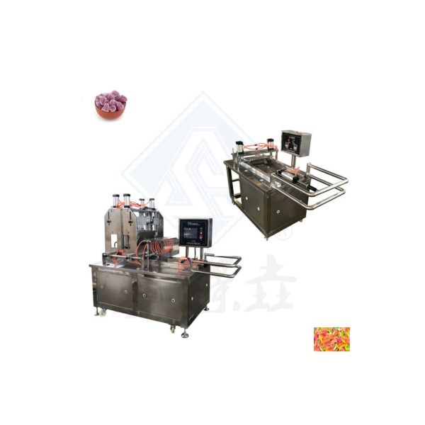Depositing Machinery Function Gummy Candy Making Machine 500kgs for Apple Rings Candy