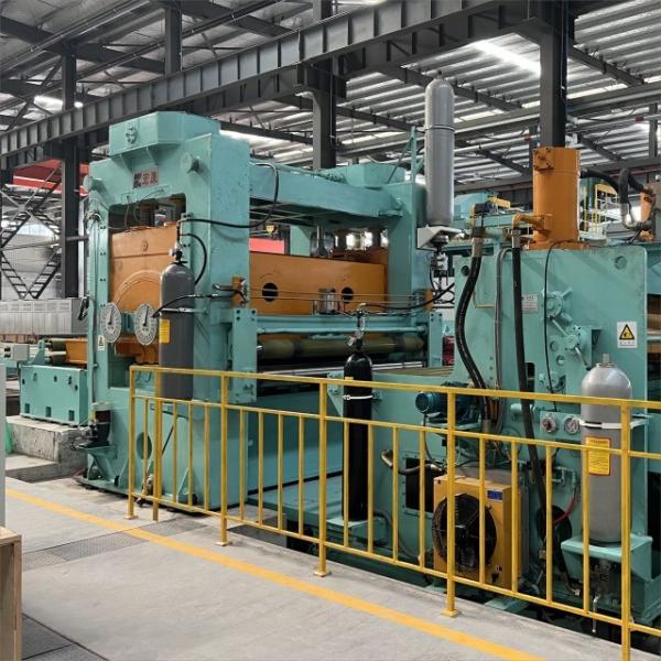 25mm Thick Plate Leveling Cross Cutting Production Line with 35KG Pump Core Components
