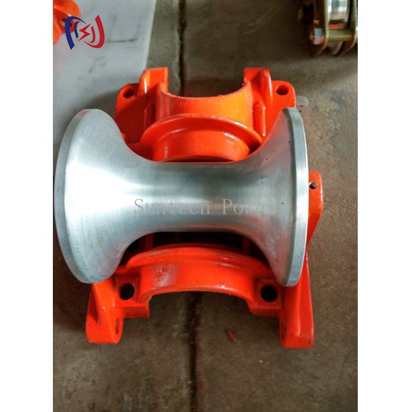 5KN Load Underground Cable Roller 150mm Casting Aluminum Carrier